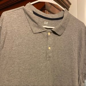 GAP Gray Button Down T-Shirt